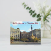 Öffentlicher Platz, Cleveland Ohio Postcard Postkarte (Stehend Vorderseite)