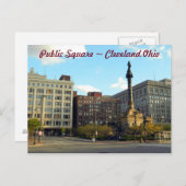 Öffentlicher Platz, Cleveland Ohio Postcard Postkarte (Vorne/Hinten)