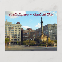 Öffentlicher Platz, Cleveland Ohio Postcard Postkarte