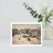 Öffentlicher Platz, Lima, Ohio Vintag Postkarte (Stehend Vorderseite)