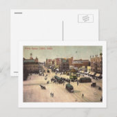 Öffentlicher Platz, Lima, Ohio Vintag Postkarte (Vorne/Hinten)