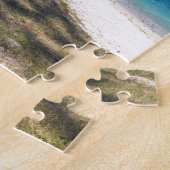 öffentlicher Strand von Flic en Flac Mauritius mit Puzzle (Seite)