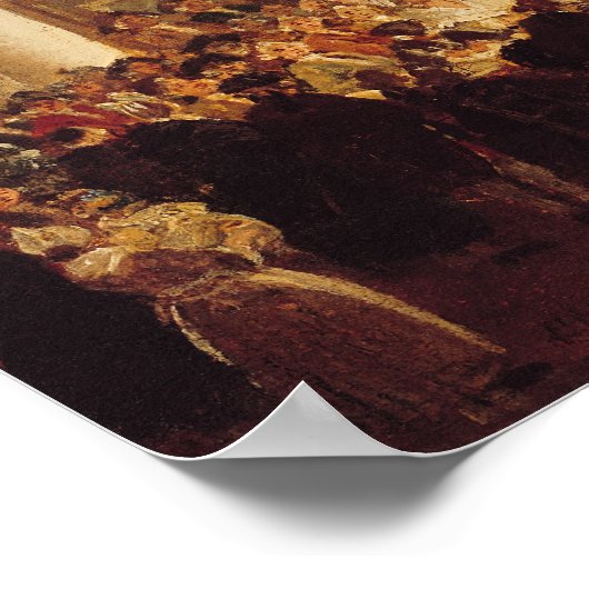 Öffentlicher Verkauf im Hotel Bullion Poster (Ecke)