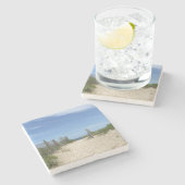 Öffentlicher Zugang 32, Wrightsville Strand Steinuntersetzer (Seitenansicht)