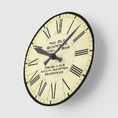 Öffentliches Haus oder Bar Runde Wanduhr (Winkel)