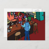 Öffentliches Haus Postkarte (Vorne/Hinten)