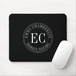 Öffentliches Mobilnotar-Logo Mousepad
