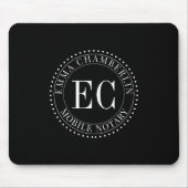 Öffentliches Mobilnotar-Logo Mousepad (Vorne)