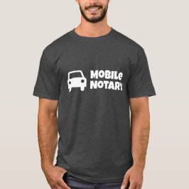 Öffentliches Symbol für mobiles Notar T-Shirt