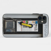 Öffentliches Telefon 2 Case-Mate iPhone Hülle (Rückseite (Horizontal))