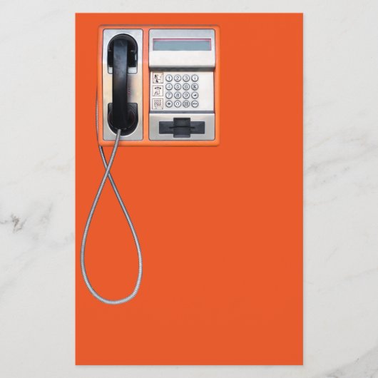 Öffentliches Telefon Flyer (Vorne)