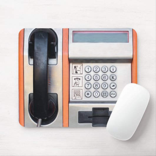 Öffentliches Telefon Mousepad (Mit Mouse)