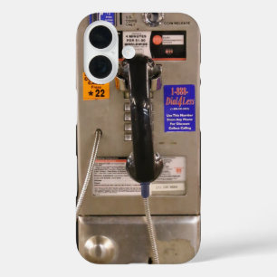 Öffentliches Telefon NYC Münzfernsprecher iPhone 16 Hülle