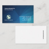 Öffentlichkeitsarbeit-atemberaubende geometrische visitenkarte (Vorne/Hinten)