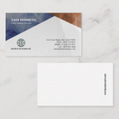 Öffentlichkeitsarbeit-bunte geometrische visitenkarte (Vorne/Hinten)