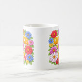OFFER IT UP 1960's Floral Vibe Kaffeetasse (Mittel)