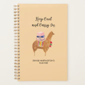 Office Alpaca Llama Funny Inspiration Personal Planer (Vorderseite)