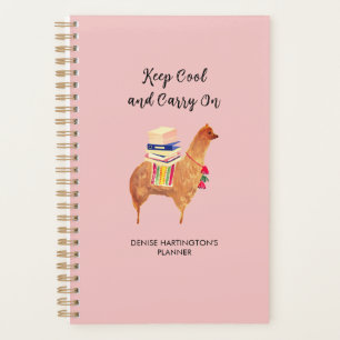 Office Alpaca Llama Pink Inspiration Personal Planer