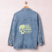 Office Assistant Funny Gift Skull Graphic Jeansjacke (Hangar)