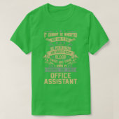 Office-Assistent für immer das Element Titel T-Shirt (Design vorne)