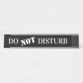 Office Beruflich Do Not DIsturb SIgns Schreibtischnamensplakette (Vorderseite )