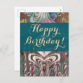 Office Birthday Postcard Feiertagspostkarte (Vorne/Hinten)