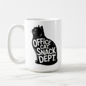 Office Cat Snack Department Workplace Humor Kaffeetasse (Links)