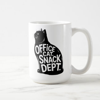 Office Cat Snack Department Workplace Humor Kaffeetasse