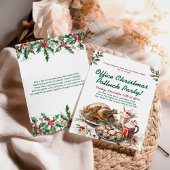 Office Christmas Potluck Holiday Party Einladung