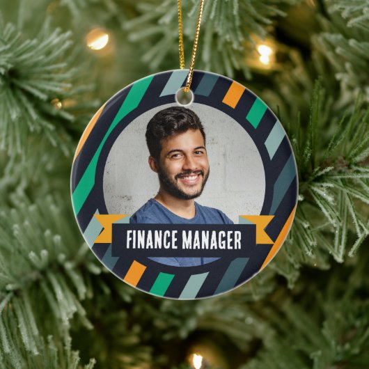 Office Christmas Tree - Finanzmanager Keramik Ornament (Baum)