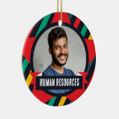 Office Christmas Tree - Humanressourcen Keramik Ornament (Rechts)