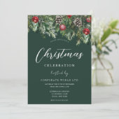 Office Corporate Christmas Party Einladung (Stehend Vorderseite)