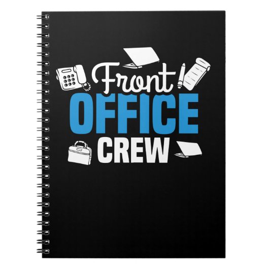 Office-Crew-Frontleiter Notizblock (Vorderseite)