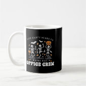 Office Crew Skeleton Dancing Halloween School Secr Kaffeetasse (Links)