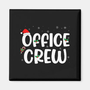 Office Crew - Weihnachtsfeier Weihnachtsmannmütze Magnet