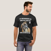 Office Dog Employee Social Loafing Job Manager T-Shirt (Vorne ganz)