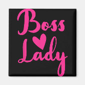 Office Employee Bosses Day Female Boss Ceo Manager Magnet (Vorne)