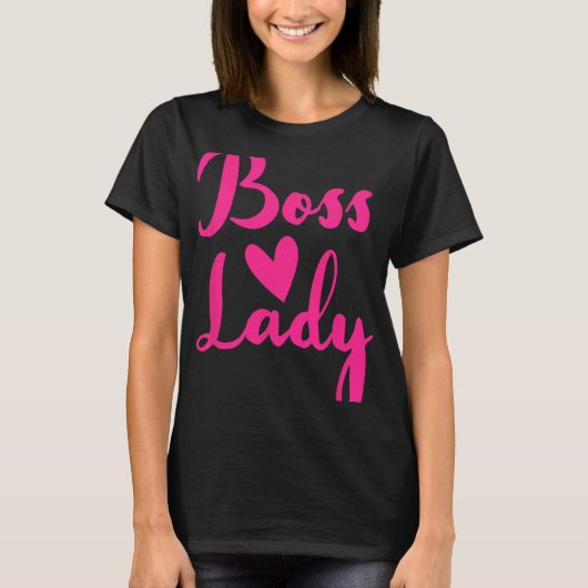 Office Employee Bosses Day Female Boss Ceo Manager T-Shirt (Vorderseite)