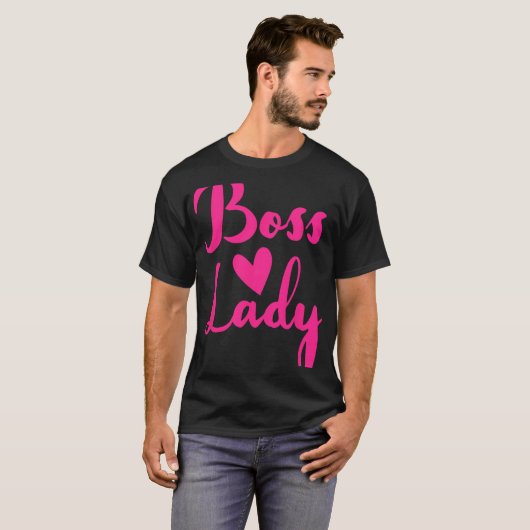 Office Employee Bosses Day Female Boss Ceo Manager T-Shirt (Vorne ganz)