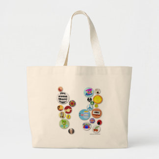 Office-Flair-Tasche Jumbo Stoffbeutel