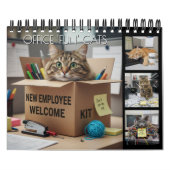 Office Fun Cats Photo Calendar 2026 / Business Cat Kalender (Titelbild)