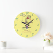 Office Fun Clock/Round Large Clock Große Wanduhr (Zuhause)
