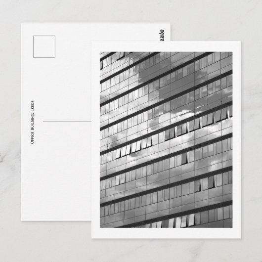 Office-Gebäude - Leeds Postkarte (Vorne/Hinten)