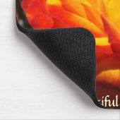 OFFICE-Geschenke Schöne Rose Mousepad (Ecke)