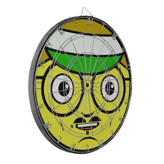 Office-Gesicht Dartscheibe (Vorderseite Links)