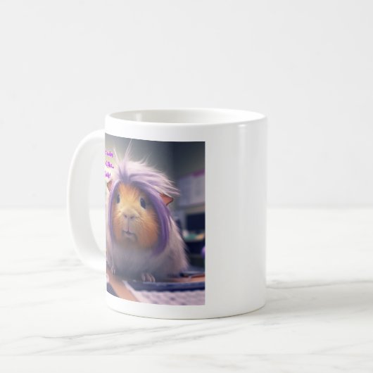 Office Girls Regel Guinea Schweinefleisch Kaffee T Kaffeetasse (Vorderseite Links)