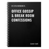 Office Gossip Workplace Notizblock (Vorderseite)