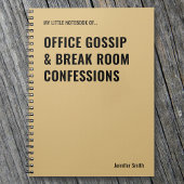 Office Gossip Workplace Notizblock