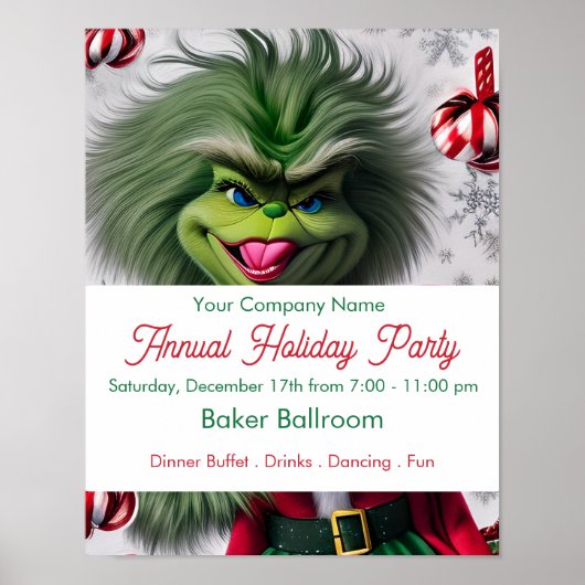 Office Holiday Party Poster (Vorne)