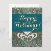 Office Holiday Postcard Feiertagspostkarte (Vorne/Hinten)